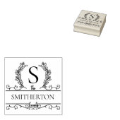 Erstellen Sie Ihre eigene Monogramm für den Famili Gummistempel (Stempel)