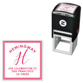 Erstellen Sie Ihre eigene Monogramm-Script-Rücksen Permastempel (Beispiel)