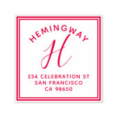 Erstellen Sie Ihre eigene Monogramm-Script-Rücksen Permastempel (Design)