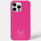 Erstellen Sie Ihre eigene Monogramm-Vorlage Modern Case-Mate iPhone Hülle (Rückseite)