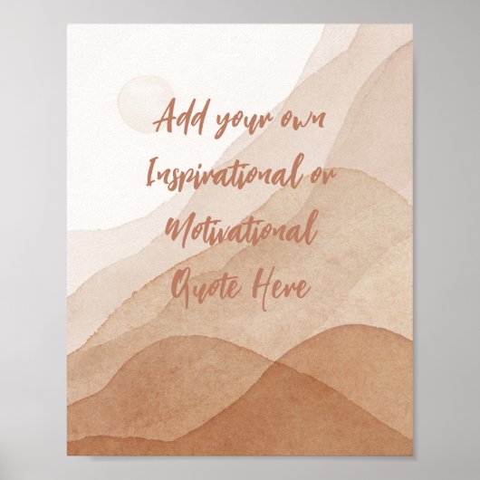 Erstellen Sie Ihre eigene Motivierend Inspiration  Poster (Vorne)