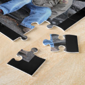 Erstellen Sie Ihre eigene Multi-Foto Collage Black Puzzle (Seite)