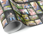 Erstellen Sie Ihre eigene Multi-Foto Collage Geschenkpapier (Rolleneckpunkt)