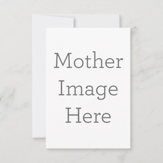 8.89 cm x 12.7 cm Flache Dankeskarte (Vorderseite)