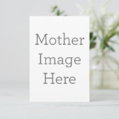 8.89 cm x 12.7 cm Flache Dankeskarte (Stehend Vorderseite)