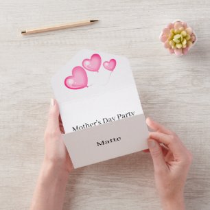 Erstellen Sie Ihre eigene Muttertagsfrau Party UAW All In One Einladung