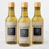 Erstellen Sie Ihre eigene mystische Astrologie Ari Weinetikett (Flaschen)