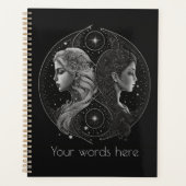 Erstellen Sie Ihre eigene mystische Astrologie Gem Planer (Vorderseite)