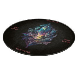 Erstellen Sie Ihre eigene mystische Kristallkarte Schneidebrett