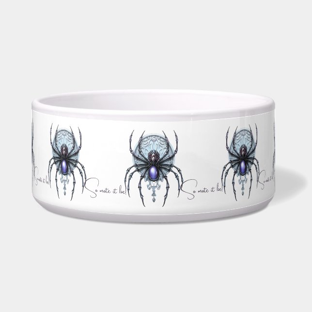 Erstellen Sie Ihre eigene mystische Lila Spinne Napf (Vorderseite)