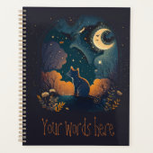 Erstellen Sie Ihre eigene mystische schwarze Katze Planer (Vorderseite)