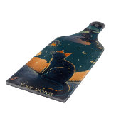 Erstellen Sie Ihre eigene mystische schwarze Katze Schneidebrett (Ecke)