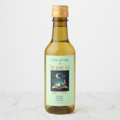 Erstellen Sie Ihre eigene mystische Schwarze Katze Weinetikett (Vorderseite)