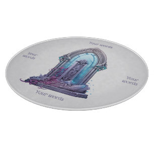 Erstellen Sie Ihre eigene mystische Tür Schneidebrett