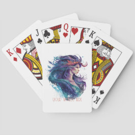 Erstellen Sie Ihre eigene mythische Meerjungfrau Spielkarten