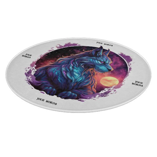 Erstellen Sie Ihre eigene mythische Sith Wild Cat Schneidebrett (Ecke)