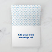 Erstellen Sie Ihre eigene Nachricht :-) Karte (Innenseite)