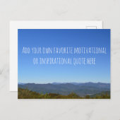 Erstellen Sie Ihre eigene Nachricht Landschaftlich Postkarte (Vorne/Hinten)