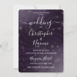 Erstellen Sie Ihre eigene - nächtlicher Sky Swirt Einladung