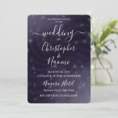 Erstellen Sie Ihre eigene - nächtlicher Sky Swirt Einladung (Stehend Vorderseite)