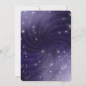 Erstellen Sie Ihre eigene - nächtlicher Sky Swirt Einladung (Rückseite)