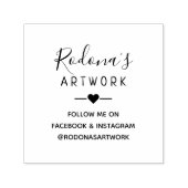 Erstellen Sie Ihre eigene Name Artwork-Briefmarke, Permastempel (Design)