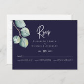 Erstellen Sie Ihre eigene Navy White Eucalyptus UA Postkarte (Vorne/Hinten)