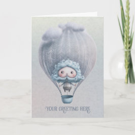 Erstellen Sie Ihre eigene Niedliche Alberne Heißlu Feiertagskarte