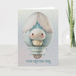 Erstellen Sie Ihre eigene Niedliche Alberne Heißlu Feiertagskarte