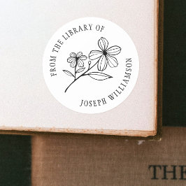 Erstellen Sie Ihre eigene Niedliche Blüte aus der  Runder Aufkleber