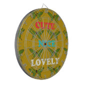 Erstellen Sie Ihre eigene Niedliche schöne, hübsch Dartscheibe (Vorderseite Links)