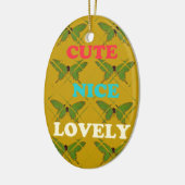 Erstellen Sie Ihre eigene Niedliche schöne, hübsch Keramikornament (Links)