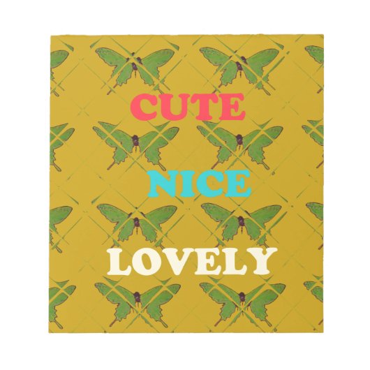 Erstellen Sie Ihre eigene Niedliche schöne, hübsch Notizblock (Vorderseite)