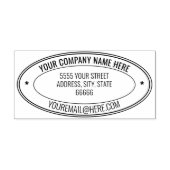 Erstellen Sie Ihre eigene Oval-Briefmarke Permastempel (Design)