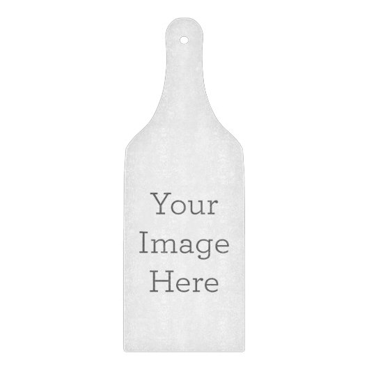 Dekoratives Schneidebrett aus Glas mit Griff (Vorderseite)