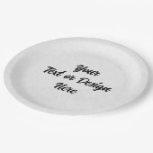 Erstellen Sie Ihre eigene Papierplatte Pappteller (Schrägansicht)