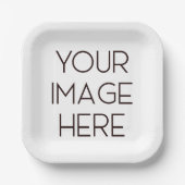 Erstellen Sie Ihre eigene Papierplatte Pappteller (Vorderseite)