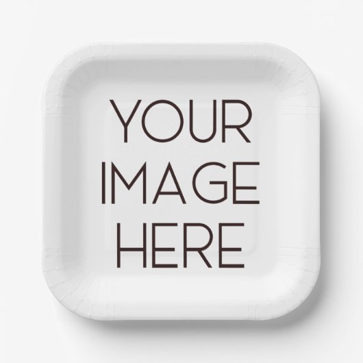 Erstellen Sie Ihre eigene Papierplatte Pappteller (Vorderseite)