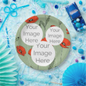 Erstellen Sie Ihre eigene Papiervorlage für das Fo Pappteller (Party)