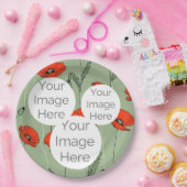 Erstellen Sie Ihre eigene Papiervorlage für das Fo Pappteller (Party)