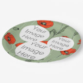 Erstellen Sie Ihre eigene Papiervorlage für das Fo Pappteller (Schrägansicht)