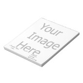 Erstellen Sie Ihre eigene, passen Sie die Zazzle-V Notizblock (Rotiert)