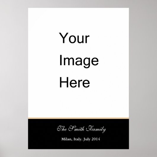 Erstellen Sie Ihre eigene, passen Sie die Zazzle-V Poster (Vorne)