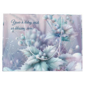 Erstellen Sie Ihre eigene Pastel Weihnachtsmistlet Große Geschenktüte (Rückseite)