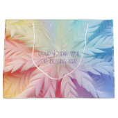Erstellen Sie Ihre eigene Pastell Rainbow Weihnach Große Geschenktüte (Vorderseite)