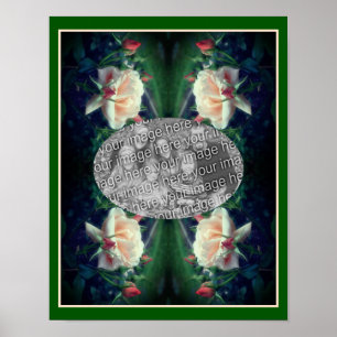 Erstellen Sie Ihre eigene Peach-Rose und Ihren Bug Poster