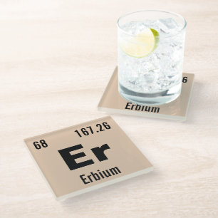 Erstellen Sie Ihre eigene periodische Tabelle der  Glasuntersetzer