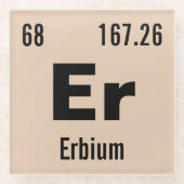 Erstellen Sie Ihre eigene periodische Tabelle der Glasuntersetzer (Vorderseite)