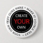 Erstellen Sie Ihre eigene - Personalisiert, marken Button (Vorderseite)