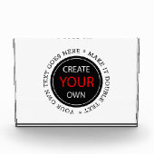 Erstellen Sie Ihre eigene - Personalisiert, marken Fotoblock (Vorderseite)